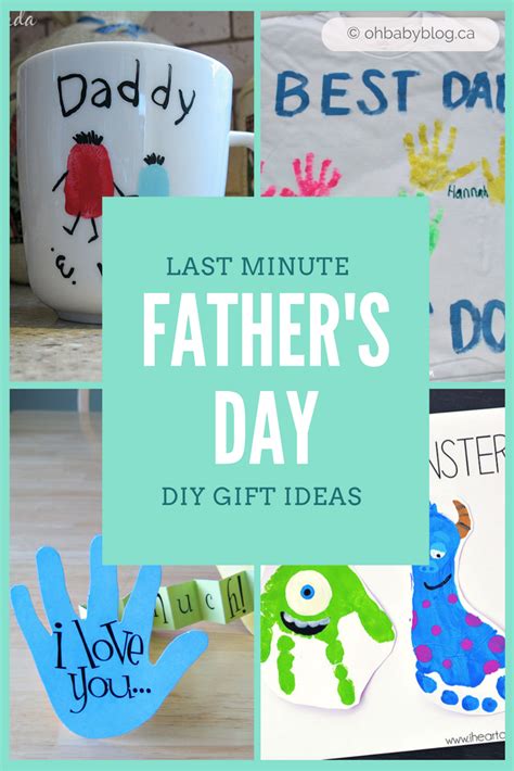 It happens to the best of us. Last Minute DIY Father's Day Gift Ideas | Father's day diy ...