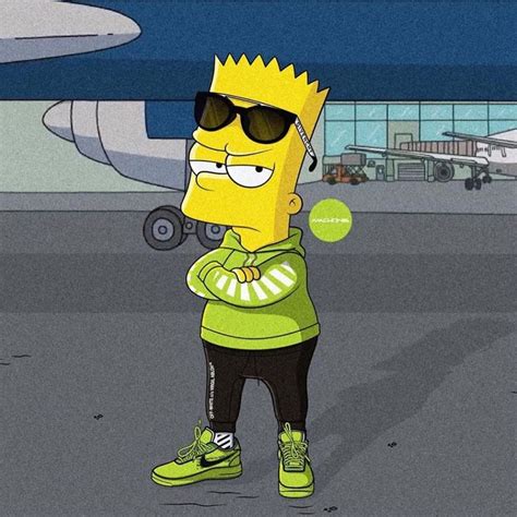 Bart Simpson Bart Simpson Art Simpsons Art Gangsta Anime