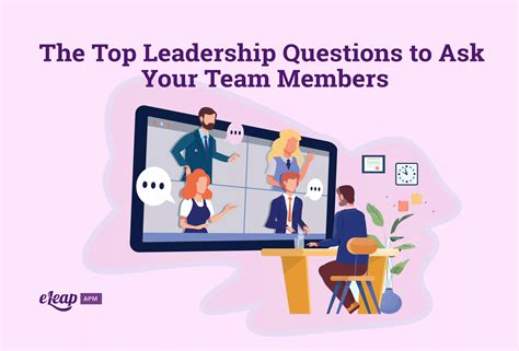 The Top Leadership Questions To Ask Your Team Members Eleap