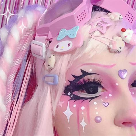 Pink Makeup Kawaii Makeup Pastel Goth Makeup Eye Makeup Art