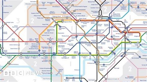 First Tube Map Featuring New Elizabeth Line Unveiled