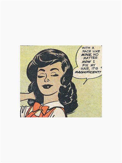 Its Magnificent Vintage Comic Sticker For Sale By Kfostcomics