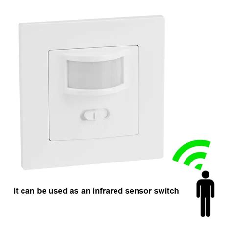 Infrared Light Switch Pir Motion Sensor Recessed Wall Lamp Bulb Wall