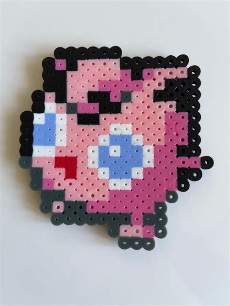 Jigglypuff Evolution Pok Mon Perler Fuse Bead Pixel Art Sprite Etsy
