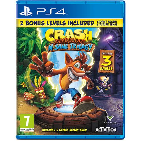 Crash Bandicoot Nsane Trilogy On Ps4 Game