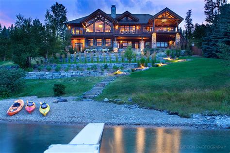 Whitefish Montana Private Lake House Remodel Rustic