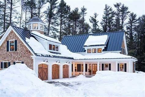 Charming Rustic Cottage In Maine Illuminated With Light