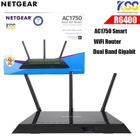 Netgear Ac1750 Smart Wifi Router R6400 Shopee Thailand