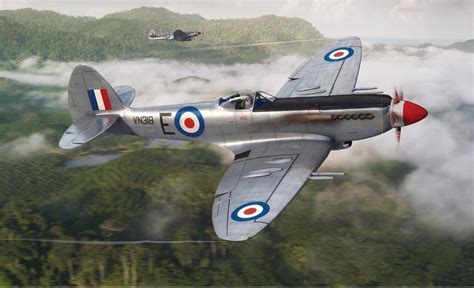 Spitfire Fmk24 80 Squadron Royal Hong Kong Auxiliary Air Force Kai