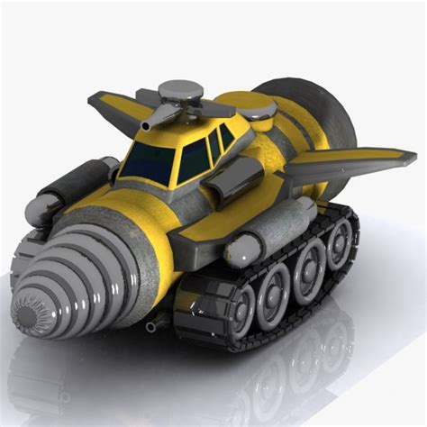 Armoured Drill Vehicle 3d 3ds