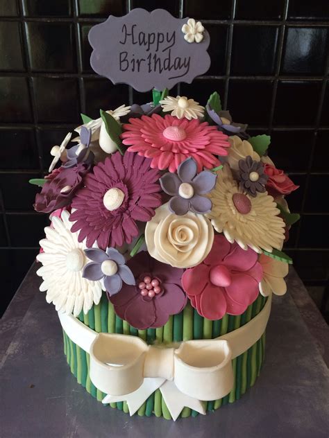 Flower Bouquet Cake Cake Inspiration Cake Birthday Cake