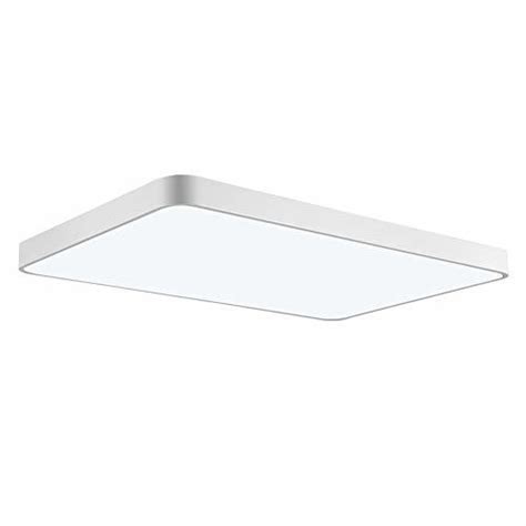 Rectangle Led Flush Mount Ceiling Light， Ultra Thin 48w Bathroom