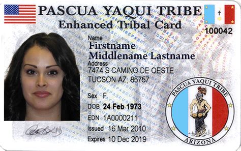 Native American Tribal Identification Card