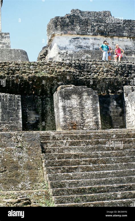 Ancient City Mayan Ruins Of Tikal Guatemala It Is One Of The Largest