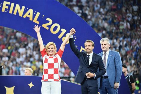 Croatia President Kolinda Grabar Kitarovic Wins Admirers At World Cup