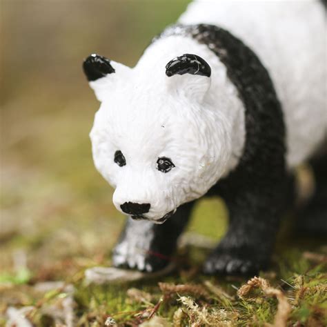 Miniature Panda Bear Animal Miniatures Dollhouse Miniatures Doll