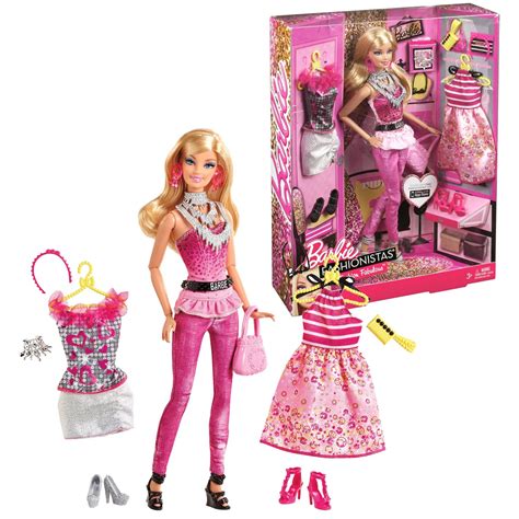 Mattel Year 2012 Barbie Fashionistas Fashion Fabulous Series 12 Inch Doll Set