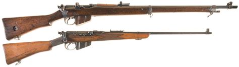 Two Lee Enfield Bolt Action Rifles Rock Island Auction