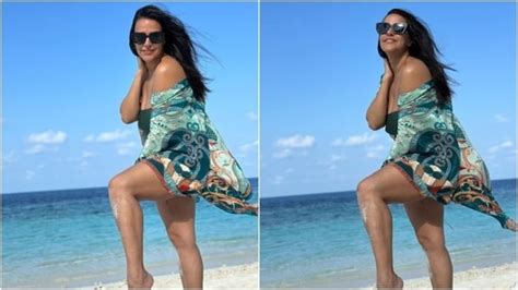 Neha Dhupias Breezy And Chic Looks For Maldives Holiday With Angad
