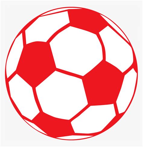 Clip Art Red Ball Logo Red Soccer Ball Clip Art Hd Png Download