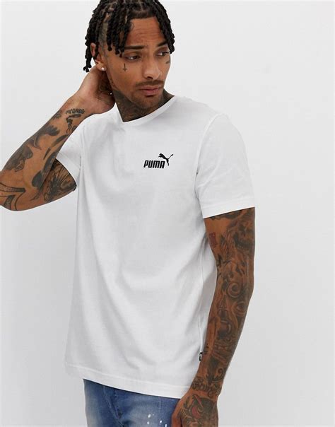 Puma Essentials Small Logo T Shirt In White White Modesens Traje