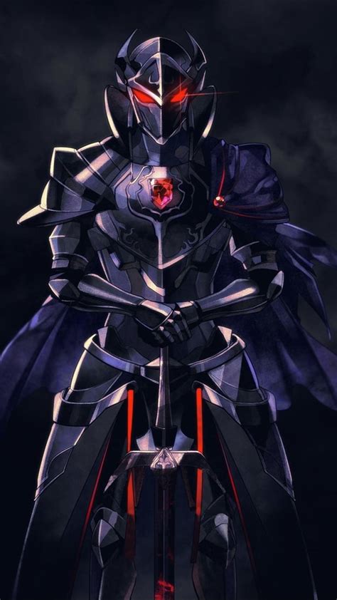 Anime Knight Fantasy Character Design Dark Fantasy Art