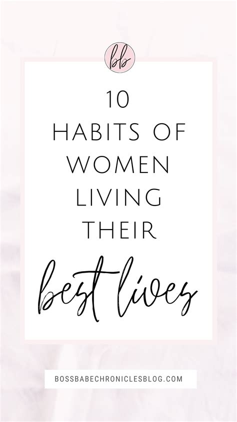 10 Daily Habits of Successful Women | Daily habits, Successful women ...