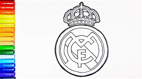 Learn How To Draw Real Madrid Cf Logo Drawing And Coloring Pages For