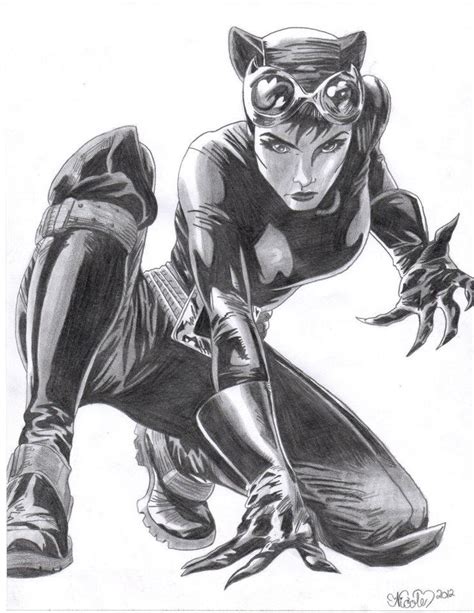 Catwoman Mulher Gato Desenho Desenho Herois E Desenhos Da Marvel