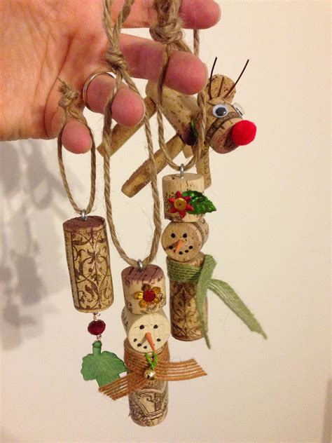 Christmas Wine Cork Crafts Fresh Wine Cork Ornaments Tappi Di Sughero