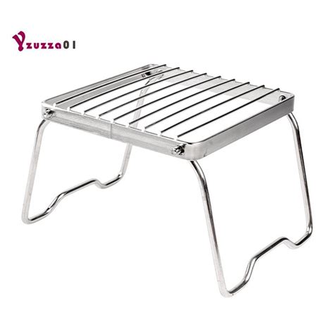 1 Pcs Multifunctional Folding Campfire Grill Portable Stainless Steel