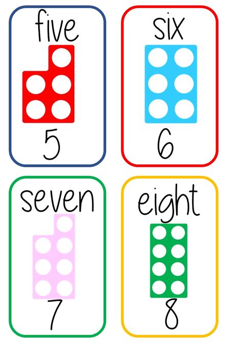Number Flashcards 1 20 Fun Teacher Files Numbers Flashcards 1 20 The