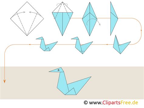Papiertiere kann man auch mit kindern recht einfach aus tonpapier oder speziellem, farbigen solche kalender kann man auch selber ausdrucken. Origami Anleitungen zum Falten Vogel