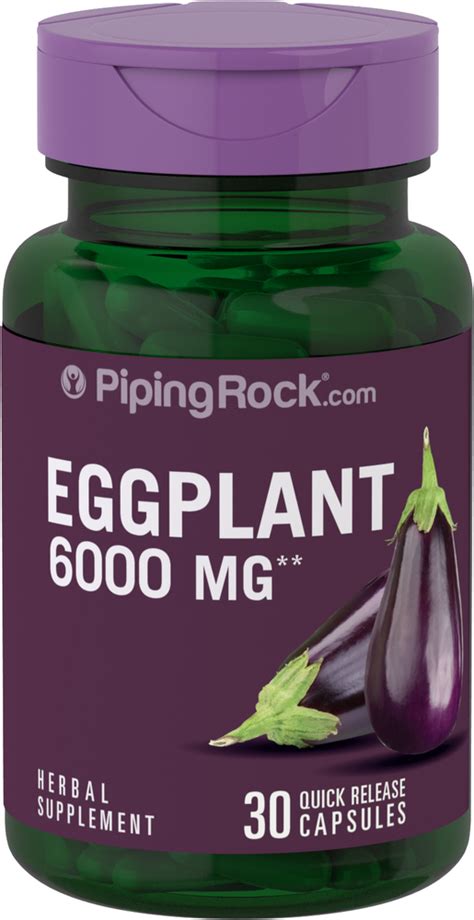 Eggplant Supplements Eggplant Extract Benefits Pipingrock Health