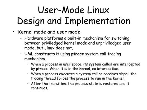 Ppt User Mode Linux Powerpoint Presentation Free Download Id797898