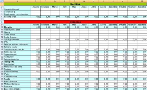 Planilha Simplificada De Orçamento Doméstico