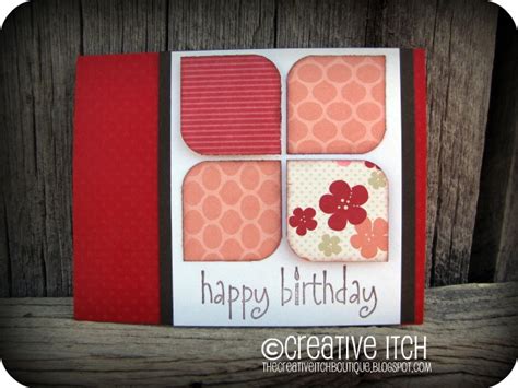 Creative Itch My Spin On The Pin Birthday Card Linky