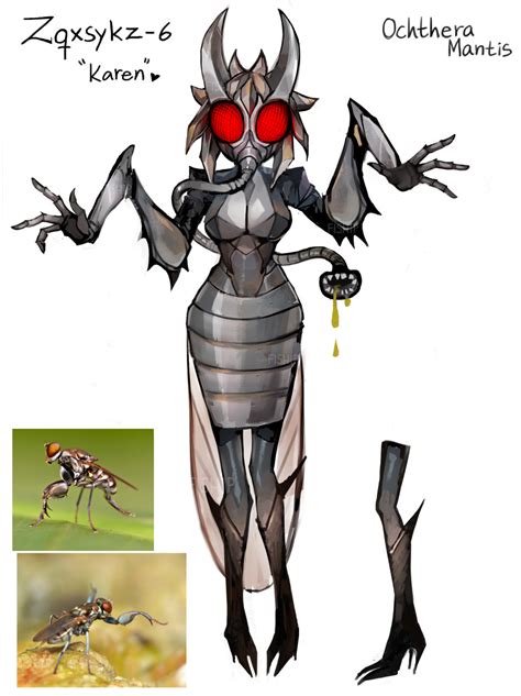Safebooru 1girl Absurdres Arthropod Girl Bug Colored Skin Compound