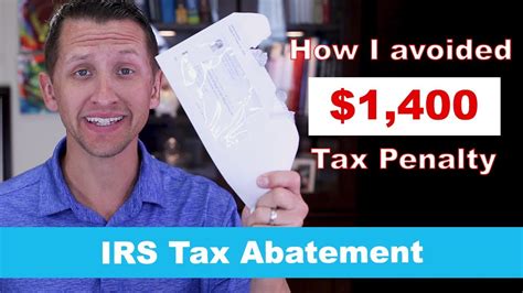 Irs Tax Abatement Simple Tax Hack Youtube