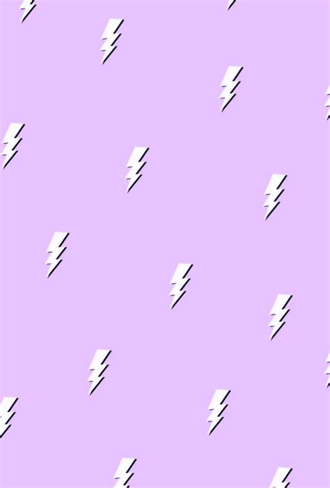 A Purple Background With White Lightning Bolt Shapes