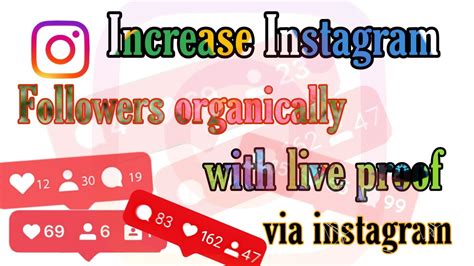 How To Increase Organic Followers In Instagram Via Instagram With Live