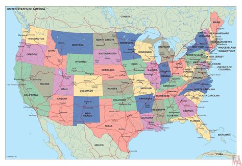 Highway Maps Of Usa Whatsanswer