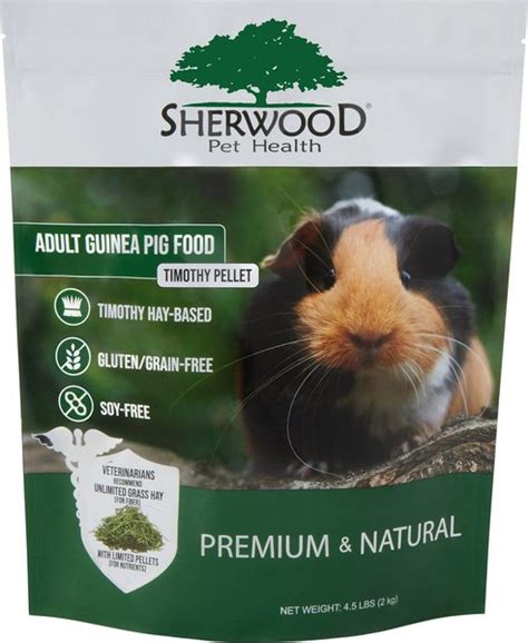 Sherwood Pet Health Timothy Pellet Adult Guinea Pig Food 45 Lb Bag