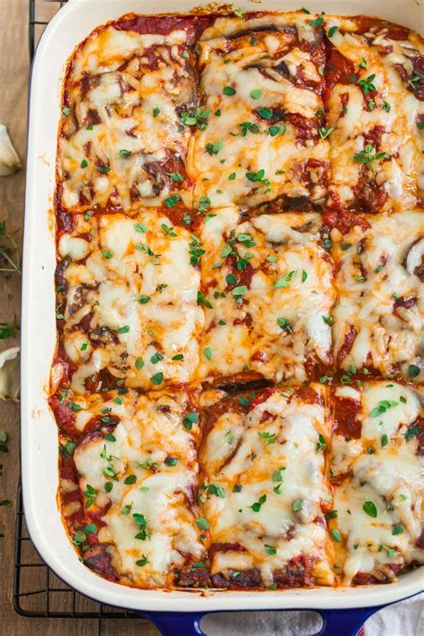 Eggplant Lasagna Delicious Low Carb Lasagna Without Noodles