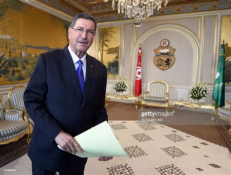 tunisian prime minister habib essid arrives to present a new news photo getty images
