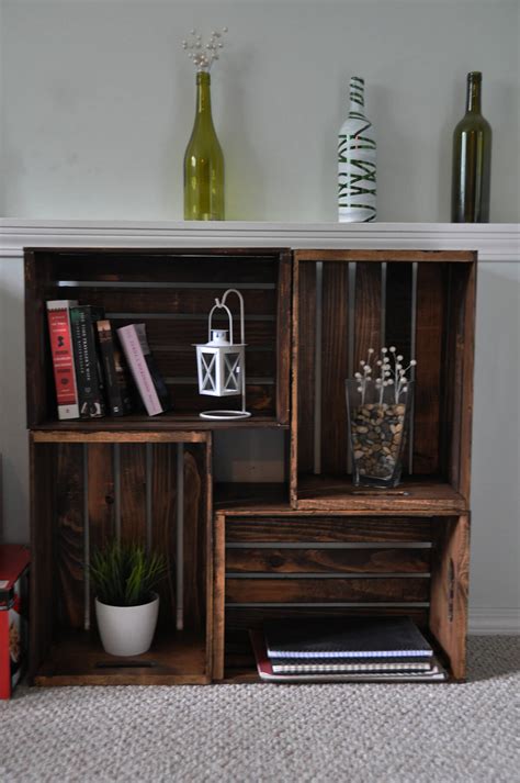 Diy Wood Crate Storage Ideas Pic Cahoots