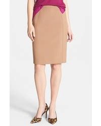 Tan Pencil Skirt Outfits 45 Ideas Outfits Lookastic