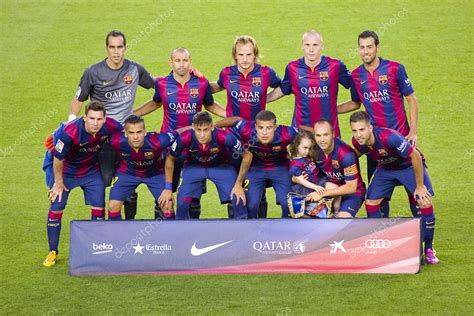 Fc Barcelona Team 2014 2015 Stock Editorial Photo © Natursports 51671605