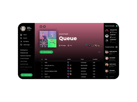 Spotify Dynamic Queue Playlist By Robin Geagea On Dribbble