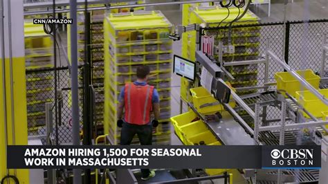 Amazon Hiring 1500 For Seasonal Work In Massachusetts Youtube